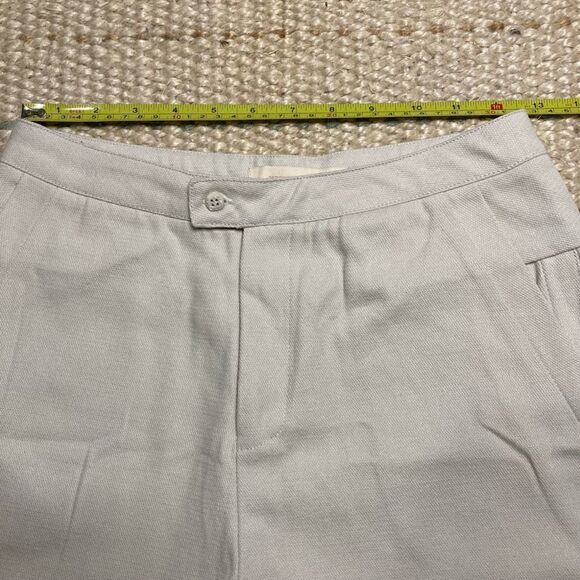Kernel Cosmos, Solid Beige Chino Style, Thick Casual Shorts, Size Small Preppy - Picture 5 of 8